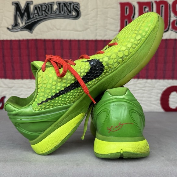 Size 13 - Kobe 6 2010 Grinch Green/Volt-Crimson-Black CW2190-300 main image 8